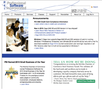 Professional Software Web Site